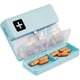 thumbnail image 1 of Pastillero Semanal de 7 Días, Pastillero Portátil de Viaje, Caja de Almacenamiento de Medicamentos con Siete Compartimentos para Medicamentos Vitamínicos y Suplementos, 1.0 gramo, 1 of 5
