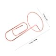 thumbnail image 2 of unbranded 2Ud Tarjetas Y Memos De Metal Oro Rosa Con Agarre Seguro Para Oficina, 2 of 7