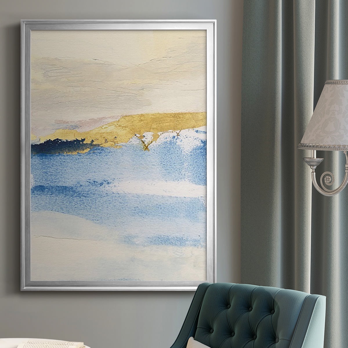Pampa I Premium Framed Print, in Gold, Black, or Silver - Ready to Hang