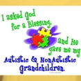 thumbnail image 3 of CafePress - Blessing 2 (Autistic & Nonautistic Grandchildren) - Men's Classic Graphic T-Shirt, 3 of 4