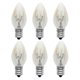 thumbnail image 1 of 10Pcs E12 C7 10W 220-240V Warm White Tungsten Filament Candle Light Bulbs, 1 of 5