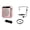 rose gold, variant on Individual Speech Voice Amplifier with Wire Mic, Display Screen, Portable PA Speaker for Meetings and Training