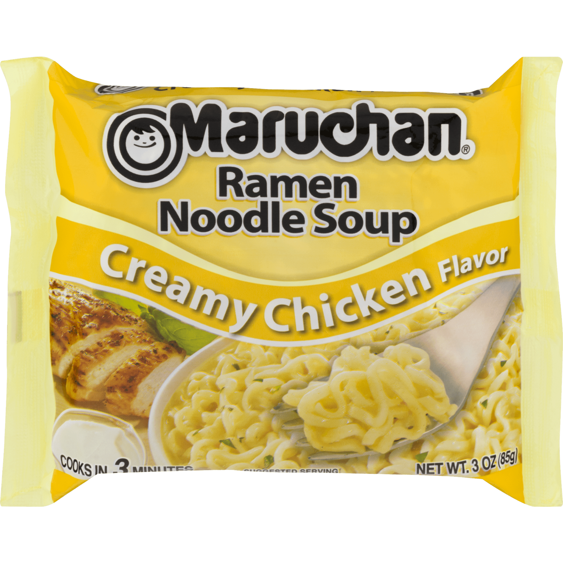 Maruchan Ramen Noodle Creamy Chicken Flavor Soup 3 Oz Walmart Com Walmart Com