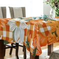 thumbnail image 5 of Yayeee Tablecloths 60" x 60" Rectangle Wrinkle Resistant Party Table Cover, Sunny Floral, 5 of 8
