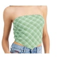 thumbnail image 2 of Tommy Jeans Womens Smocked Cropped Strapless Top, 2 of 3