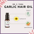 thumbnail image 5 of Farmasi Dr C Tuna Concentrated Garlic Oil for Hair Growth, Revitalizing Sweet Almond, Vitamin E, Sunflower, and Minerals, Nourishes Strands and Restores Silky Softness, Men and Women, 30 mL, 5 of 6