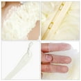 thumbnail image 4 of Anti-Slip Long Handle Back Scrubber, Soft Bath Sponge Shower Brush for Women Men Body Cleaning,White, 4 of 6