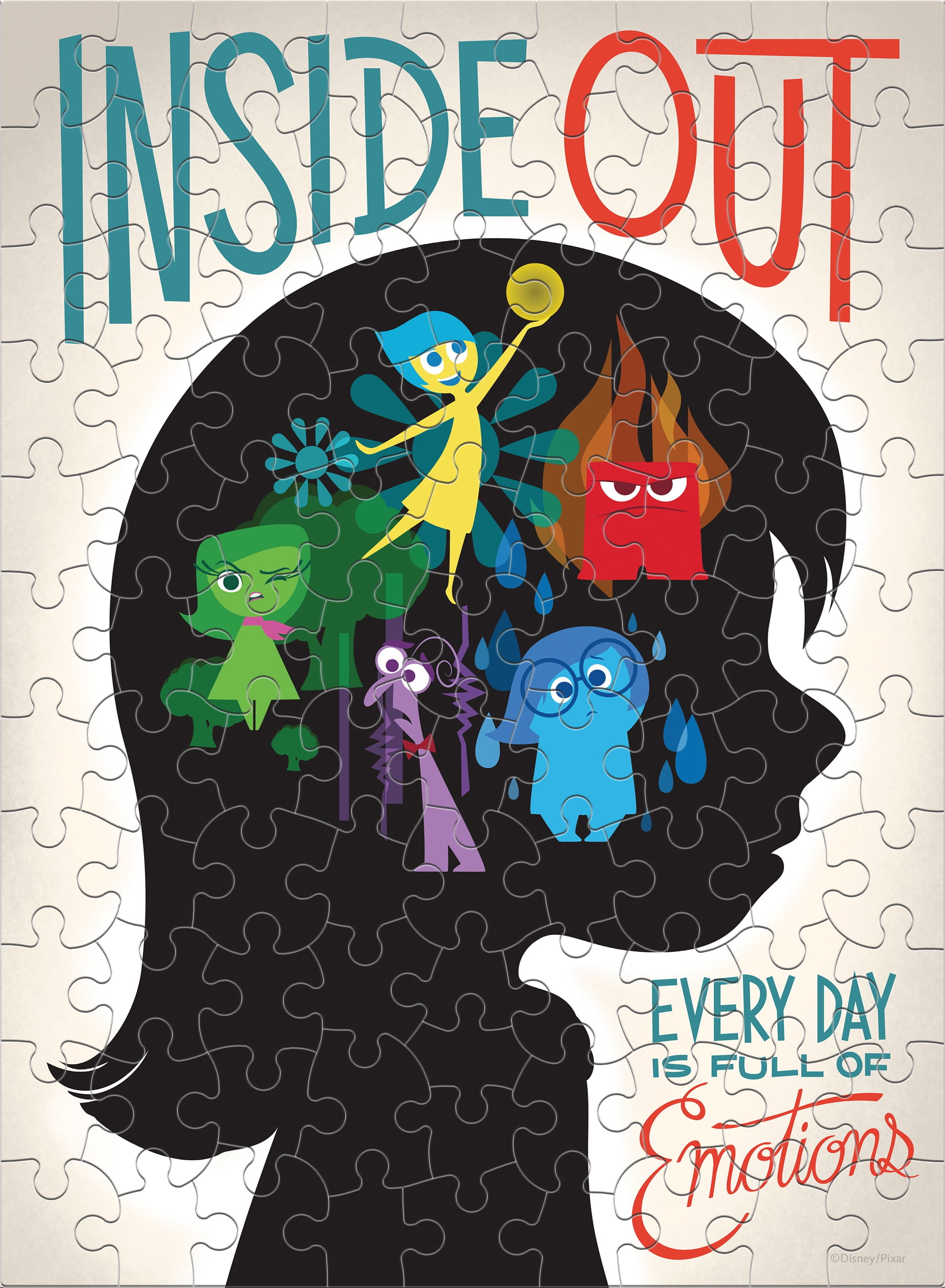 Ceaco 100 Piece Inside Out (Disney Pixar) Interlocking Jigsaw Puzzle