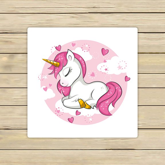 ABPHQTO Cute Magical Unicorn Towels,Beach Bath Pool Sprot Travel Hand Spa Towel 13x13 Inch
