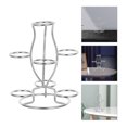 thumbnail image 3 of Expositor de bolas de cristal: Soporte de hierro para 7 esferas de escritorio - Base decorativa de cristal - Pedestal de metal para adornos, 3 of 6