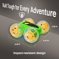 thumbnail image 6 of (2 pack) Contixo SC3 Remote Control Cars, Stunt Racer All-Terrain RC Car Toy with Wristband Controller, Green, 6 of 8