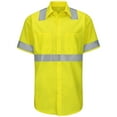 thumbnail image 3 of Red Kap Men's Hi-Visibility Short Sleeve Ripstop Work Shirt - Type R, Class 2, 3 of 5