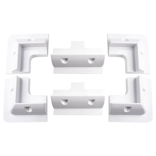 Solar Panel White Black Mounting Bracket Sets & Adjustable Kits Caravan Rv Boat White.