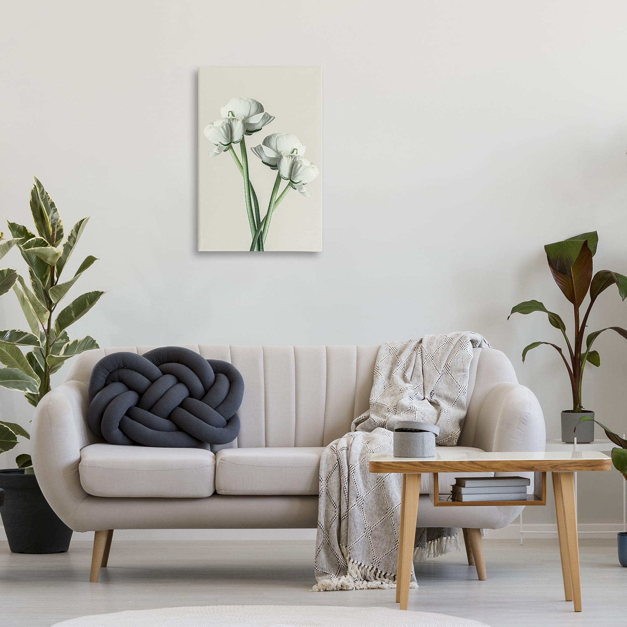 Stupell Industries White Flower Bundle Botanical & Floral Photography Gallery Wrapped Canvas Art Print Wall Art, 20 x 30