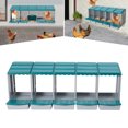 thumbnail image 5 of Green PP 140x51x46cm 5 Lattice Rain-Proof Ventilated Chicken Laying Nest Box Hanging Egg Box, 5 of 11