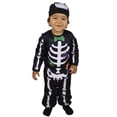 thumbnail image 4 of Afdoent Baby Boy Halloween Outfit Children'S Halloween Skeleton Cute Romper And Hat For Kids Party Dress Up Hallowmas‌ 0-6Month, 4 of 4