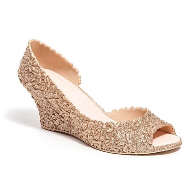 3in gold heels