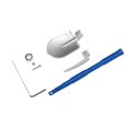 thumbnail image 1 of RC Crawler Shovel, Aluminum Alloy & Iron Adjustable Shovel Tool for 1/10 RC Crawler Trucks Metal Accessory for SCX24 Trail Rig, 1 of 7