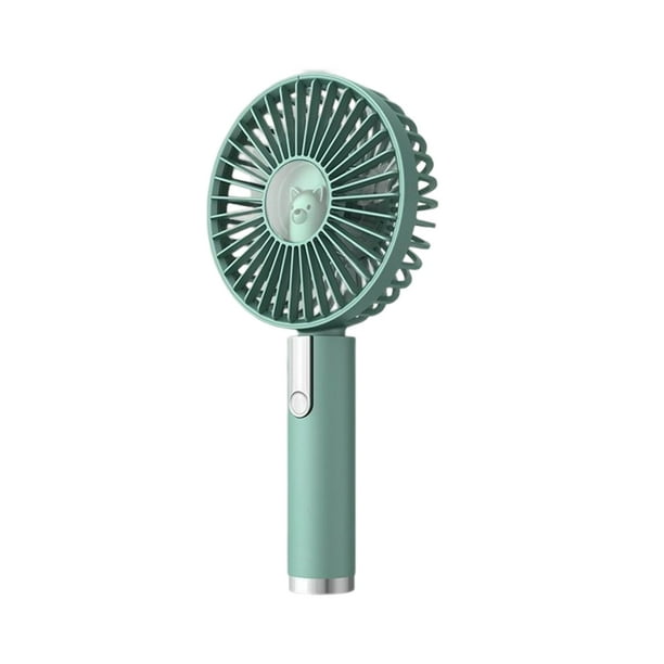 Ventilador de mano Billuyoard 3 velocidades ajustable portátil refrigeración por aire Verde