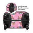 thumbnail image 2 of Fuzoiu pink Holiday Joy Print Suitcase Cover,Washable Luggage Covers for Suitcase,Elastic Luggage Protector Cover,Scratch Resistant Travel Suitcase Covers-X-Large, 2 of 7
