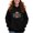 Blcak, variant on North Pole Christmas Hoodie for Men Women, Holiday Pullover Hooded Sweatshirt, Cozy Cotton Poly Blend, Festive Winter Outfit