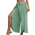 thumbnail image 4 of EDFBUYKRS Female Women Pants Casual Womens Fall Pants 2026 Petite Womens Wide Leg Pants Flowy Summer Business Work Casual Beach Palazzo Pants Xl, 4 of 8
