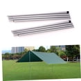 thumbnail image 3 of RUNROTOO Camping Tarp Support Poles 2Pcs Iron Silver 2m, 3 of 7