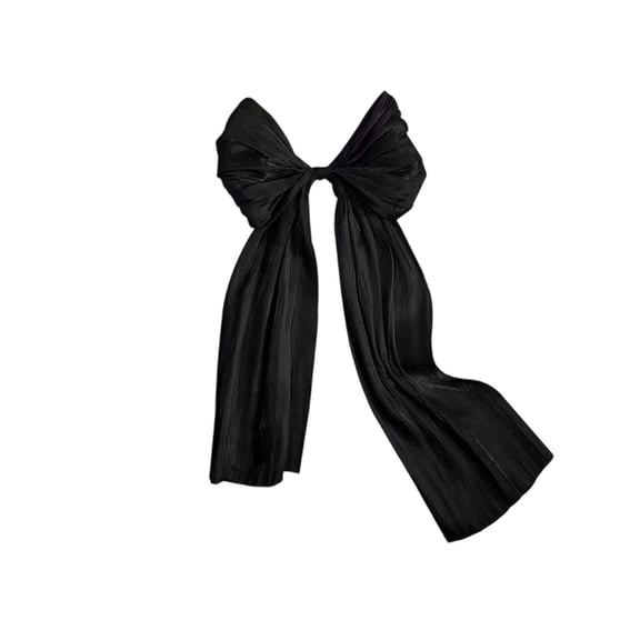 Sahpxhe Large Satin Ribbon Bow Black DIY Ribbon for Halloween Crafts Door Wall Hanging Home Decoration Accessories