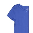 thumbnail image 3 of Wonder Nation Girls Short Sleeve Rib Tee, Sizes 4-18 & Plus, 3 of 3