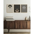 thumbnail image 6 of Drsoum Boho Vintage Print Wall Art Bohemain Abstract Modern Art Decorative for Living Room Bedroom Office 11x14in3pcs Natural Framed, 6 of 7