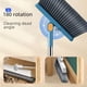 thumbnail image 4 of Ampliar Escoba de lana suave plegable y giratoria gruesa Escoba para barrer Escoba para el cabello Juego combinado de recogedor, 4 of 4