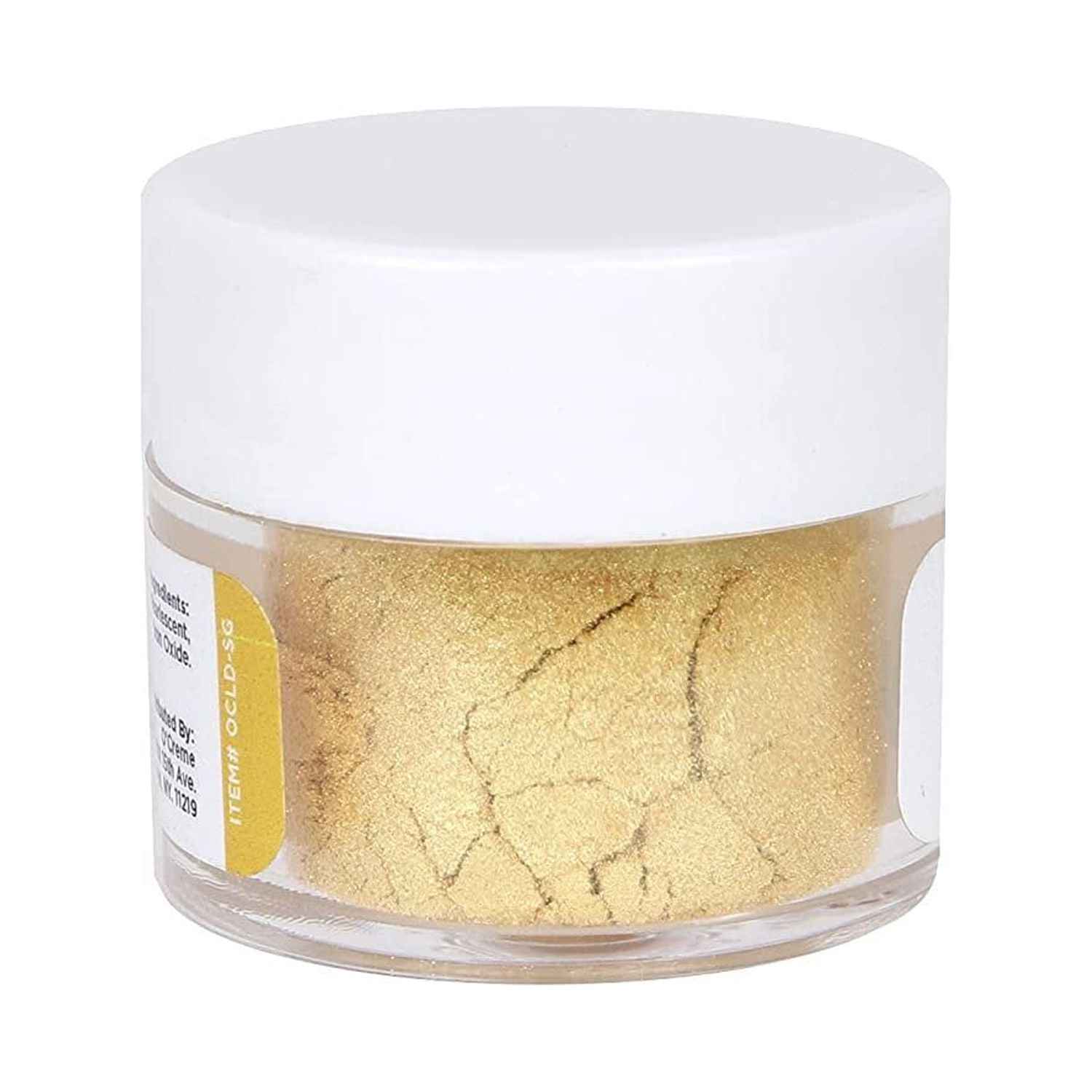 O'Creme Luster Dust, Food-Grade Edible Super-Gold Dust Cake Decorations: 4  Grams Baking Decorating For Cookie, Fondant, Icing, Petal, Flower, Cupcake  and Cake Pop 