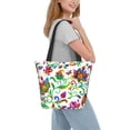 thumbnail image 2 of Pofeuu Paisley Print Women Fashion Shoulder Handbags Top Handle Satchel Bags Tote Shoulder Shopping Bag Stylish Canvas Tote Bag, 2 of 6