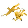 thumbnail image 3 of For Kawasaki Ninja 400 Motorcycle Accessories CNC Aluminum Alloy Rearset Footrest Pegs(Gold), 3 of 8