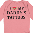 thumbnail image 4 of Inktastic I Love My Daddy's Tattoos Boys or Girls Long Sleeve Baby Bodysuit, 4 of 5