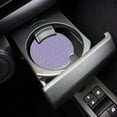 thumbnail image 3 of RYLABLUE Nordic Style Geometric Pattern Purple Set of 4 Car Coaster for Drinks, Absorbent Ceramic Stone Coasters Cup Mat with Cork Base for Home Kitchen Room Coffee Table Bar Decor, 3 of 5