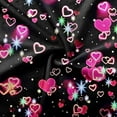 thumbnail image 4 of Garbnen Valentine's Day Scrubs Love Heart Print Short Sleeve V Neck Spring Women's Workwear Scrubs Women with Pocket S-5XL, 4 of 4