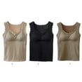 thumbnail image 4 of Underwear Lingerie One-Piece Lace Fabric Top Vest Chest Black khaki Complexion Warm Camisoles Sleeveless Fashion Skin Color Skin> M-L Suggests 5, 4 of 10