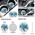 thumbnail image 5 of Jeiento Watercolor Sea Turtle Car Seat Covers Set with Auto Seat Covers Headrest Cover Coasters Keychain Handbrake Cover Gear Shift Knob Cover 11 Pieces Universal Auto Accessories Decor, 5 of 8
