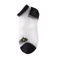 thumbnail image 2 of Chaussettes pour Femmes Mode Femmes Maille Dames Respirabilité Patchwork Fines Bas pour Femmes Chaussettes pour Femmes en Liquidation, 2 of 2