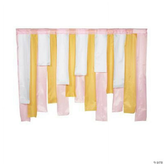 Layered Fabric Ceremony Backdrop - Party Decor - 1 Piece