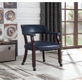 thumbnail image 4 of Coaster Office Chair with Nailhead Trim Blue-Color:Blue,Style:Modern, 4 of 5