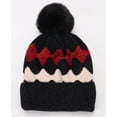 thumbnail image 6 of WITHMOONS Winter Soft Knit Pom Beanie Fleece Skull Slouch Hat YZP0079 (Black), 6 of 6