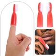 thumbnail image 4 of HLONK 20pcs Mini Toothbrush for Prison Finger Sleeve Oral Cleaning Soft Bristles Portable Toothbrushes, 4 of 8
