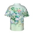 thumbnail image 3 of Goofa Succulent Hawaiian Shirt for Men, Unisex Summer Beach Casual Short Sleeve Button Down Shirts,Aloha Tropical Floral print shirt-Medium, 3 of 9