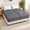 Gray-Split King, variant on Waterproof Split Top King Mattress Protector For Adjustable Beds Breathable Noiseless Pad Cover 32"-34" From Head 6-18 Inches Dee