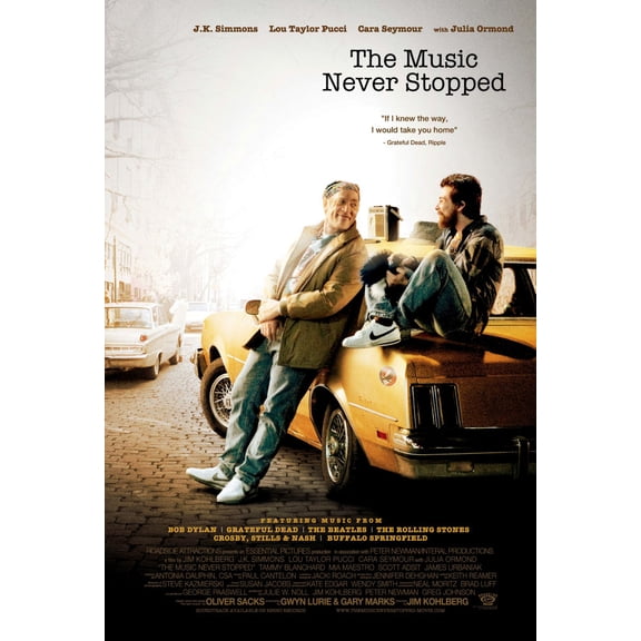 Music Never Stopped The Poster Giclee Print 27Inx40In for any room 27x40 Square Adults Best Posters