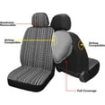 thumbnail image 3 of Baja Saddle Blanket Seat Covers, Front Seat Covers for Sedan, SUV, Truck, Universal Stripe Colorful Woven Automotive Seat Cover, Breathable, Washable, Airbag Compatible, 3 of 3