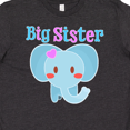 thumbnail image 4 of Inktastic Big Sister elephant Youth T-Shirt, 4 of 5
