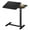 Black, variant on EDX Overbed Bedside Desk, Rolling Laptop Stand Tray Overbed Table with Wheels and Height Adjustable for Laptop Bed Sofa,White